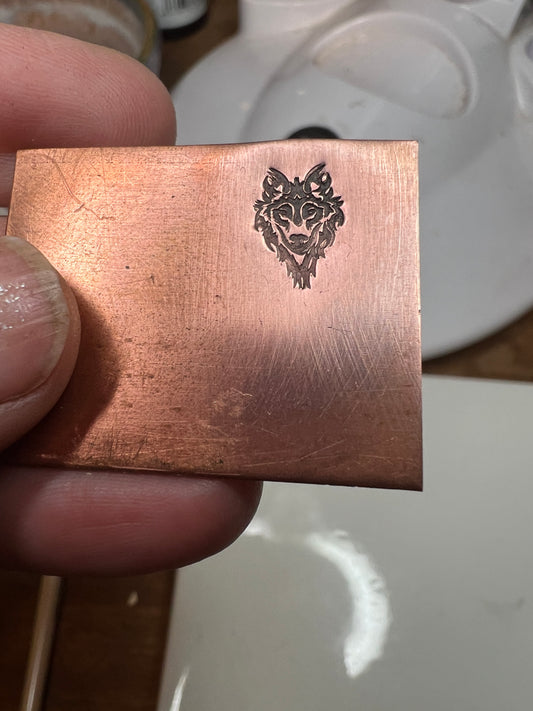 Wolf stamp