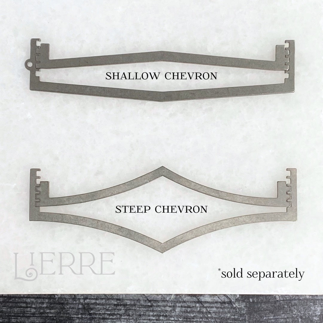 Shallow Chevron Ring Band Soldering Stencils