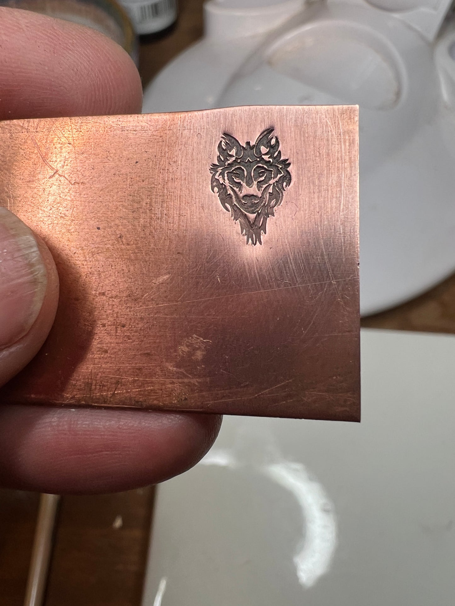 Wolf stamp