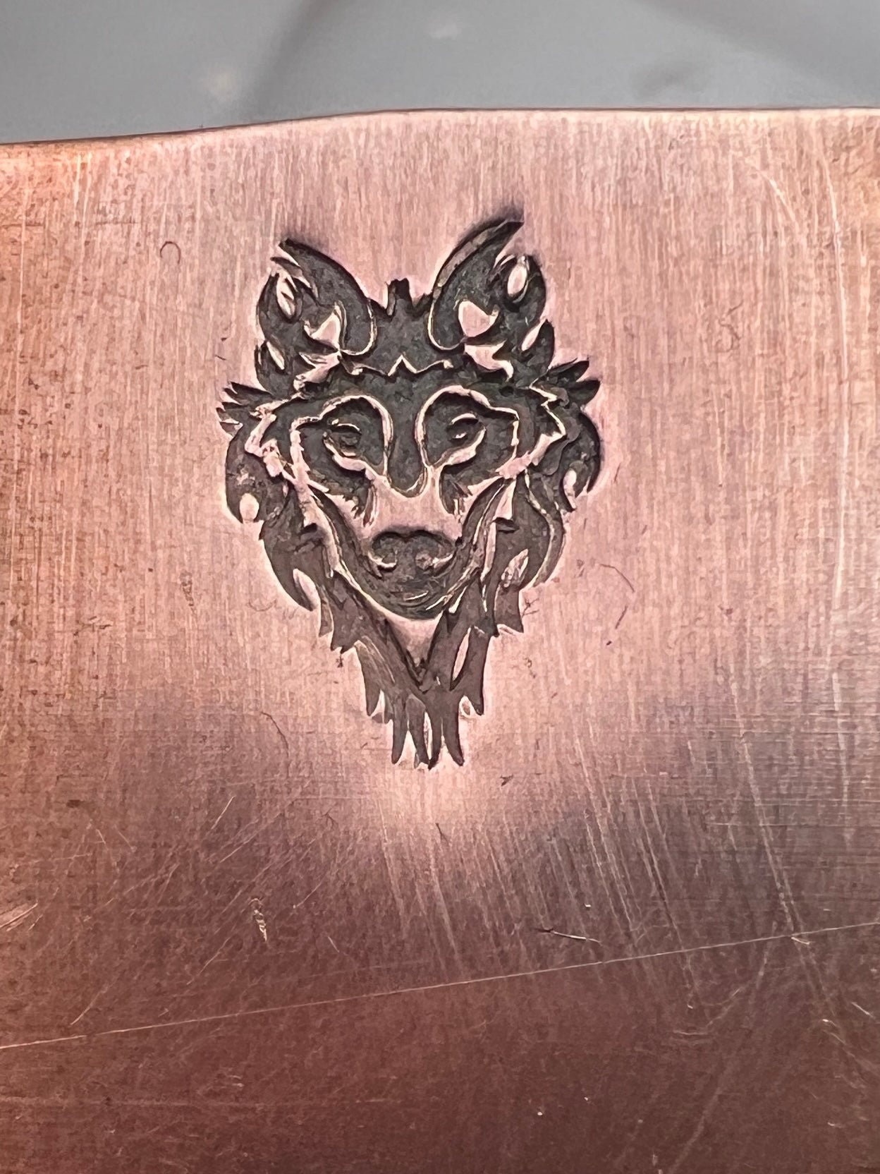 Wolf stamp