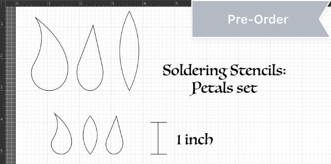 Soldering Stencils: Petals