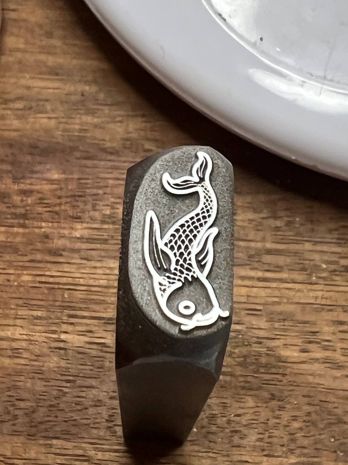 Koi fish stamp