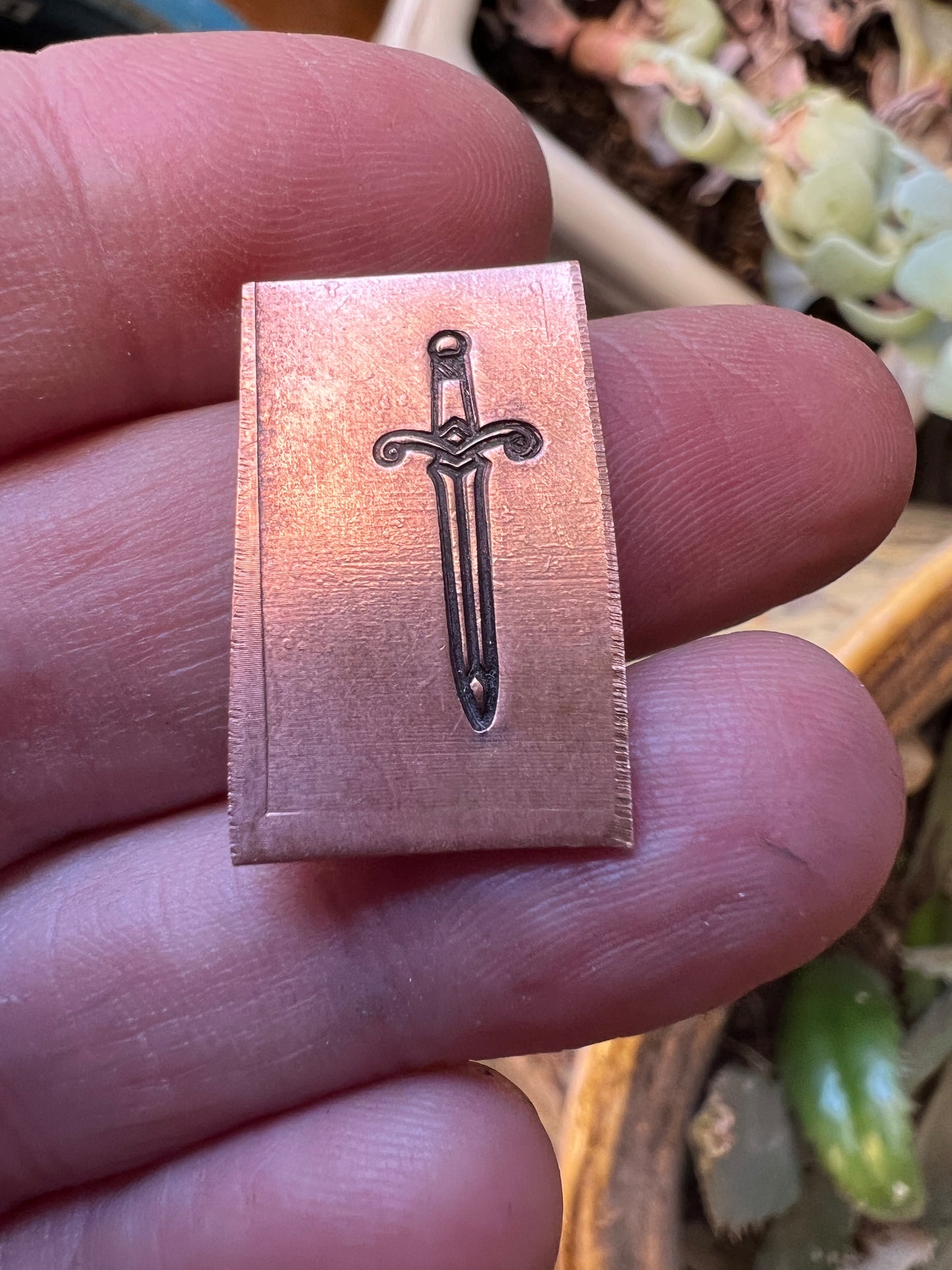 Sword stamp