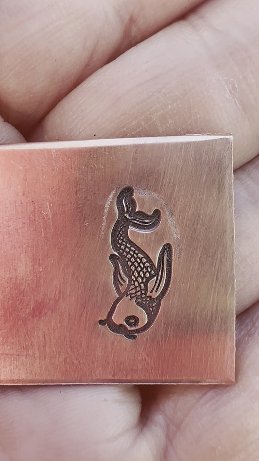 Koi fish stamp