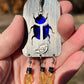 Isis enamel pendant