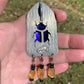 Isis enamel pendant
