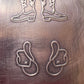 Cowboy theme plate