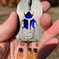 Isis enamel pendant
