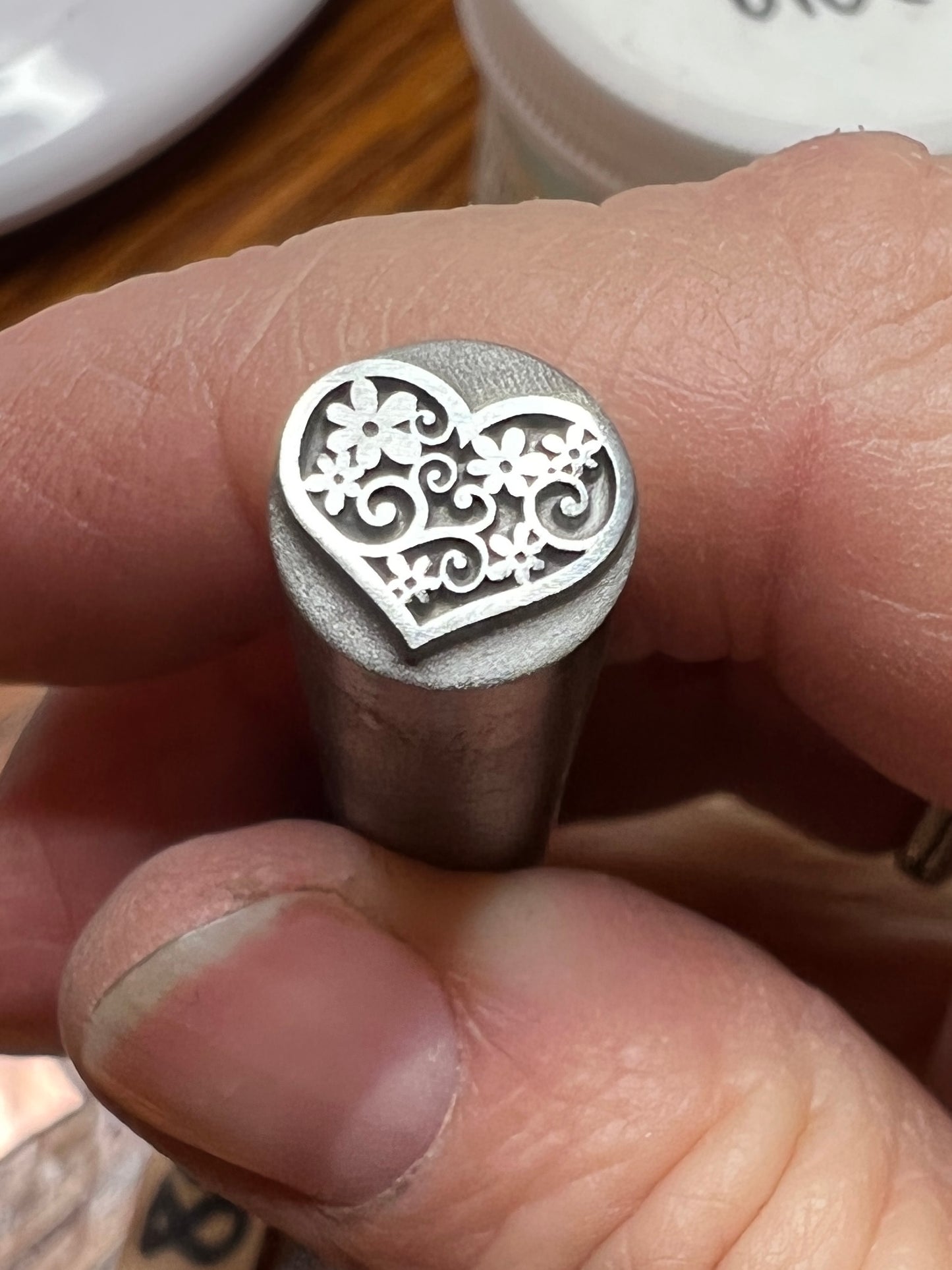 Floral Heart Stamp