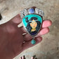 Morrigan enamel pendant