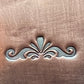 Scrollwork border stamp