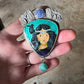 Morrigan enamel pendant